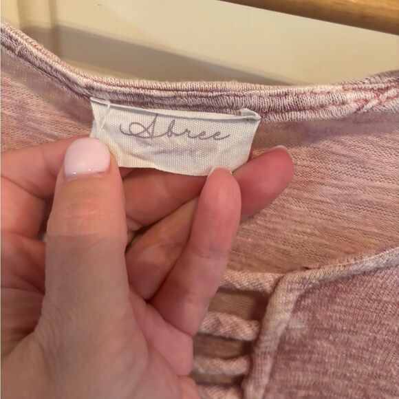 Anthropologie Abree Mauve Long Sleeve Tunic - Picture 2 of 5